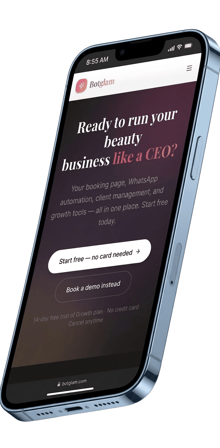 BotGlam mobile app